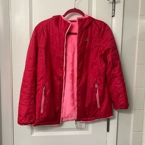 Gerry Pink Reversible Winter Jacket - Girls Size 14